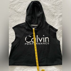 Calvin Klein performance cropped hoodie